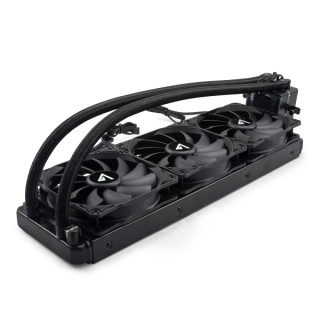 Abysm Atlantico 360 Kit de Refrigeracion Liquida - 3 Ventiladores de 120mm - Bomba 2300rpm - Tubos de 460mm - Color Negro