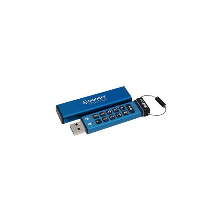 Kingston Iron Key Keypad 200 Memoria USB Tipo C 32GB - USB-C 3.2 Gen 1 Tipo A - XTS-AES - 145 MB/s Read Speed - 115 MB/s Write S