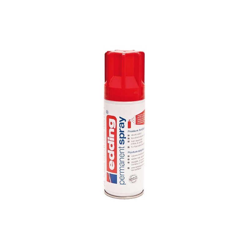 Spray rojo tráfico mate. edding 5200-902 Spray rojo tráfico mate. edding 5200-902