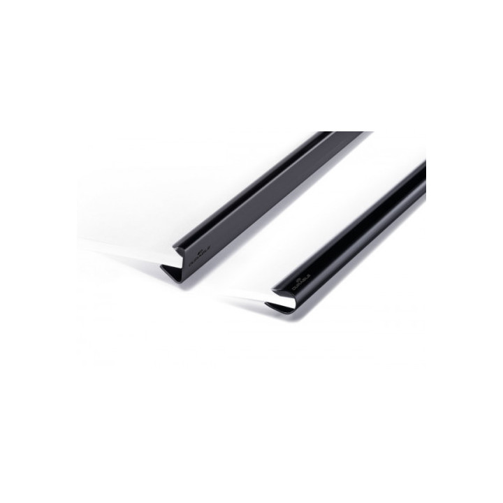 CAJA 25 LOMERAS DE PLASTICO A4 DE 12 MM NEGRO DURABLE 2912-01