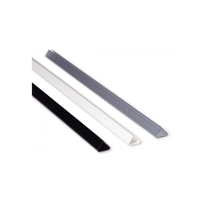 CAJA 25 LOMERAS DE PLASTICO A4 DE 12 MM NEGRO DURABLE 2912-01