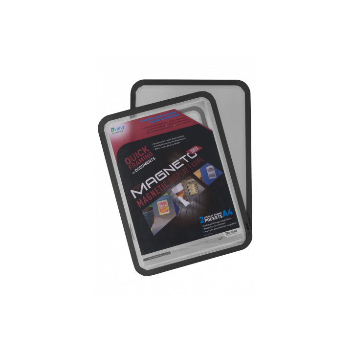 PACK DE 2 MARCO MAGNÉTICO MAGNETO SOLO A3 NEGRO TARIFOLD 195067