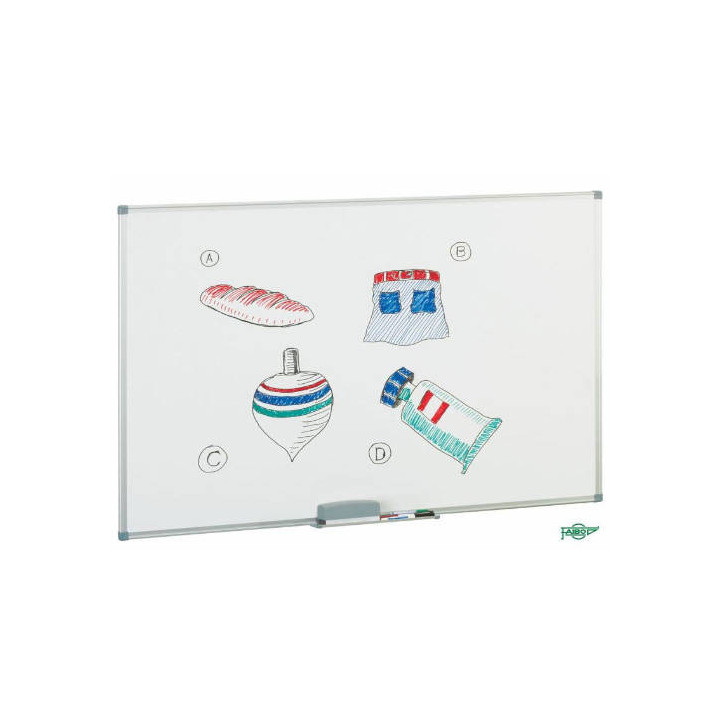 PIZARRA BLANCA 60X90 CM. SUPERFICIE MELAMINADA FAIBO 800-10