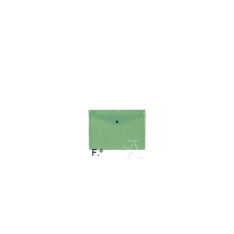 Sobre polipropileno folio solapa c/broche plastico verde carchivo 342k15 Sobre polipropileno folio solapa c/broche plastico verde carchivo 342k15