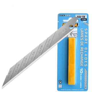 Olfa Pack de 10 Cuchillas para Cuters - Ancho 9mm