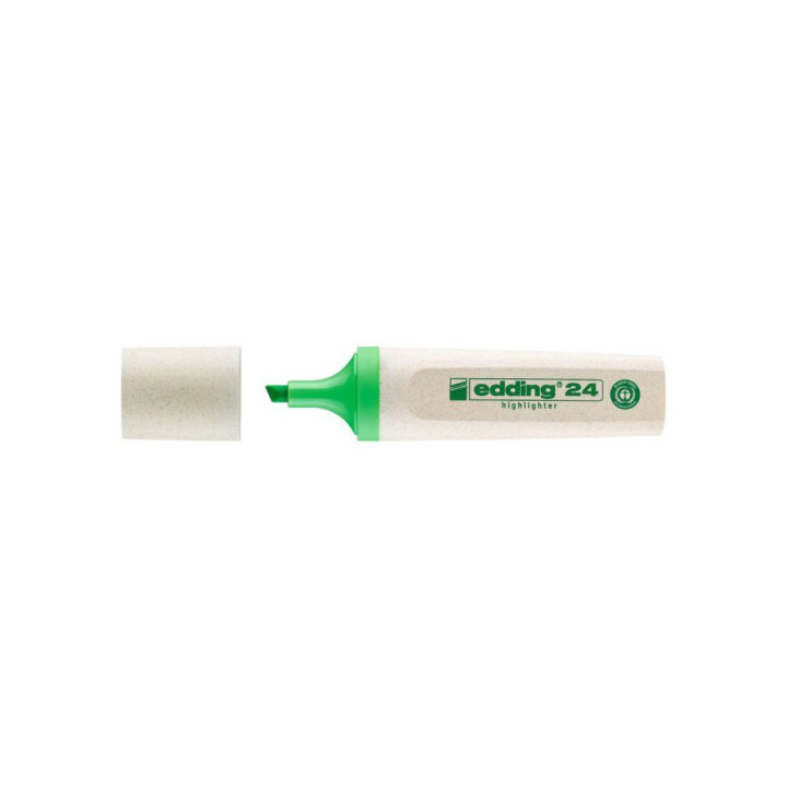 MARCADOR FLUORESCENTE ECOLINE 24 COLOR VERDE CLARO EDDING 24-011