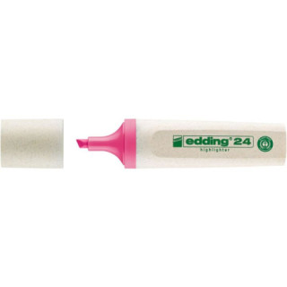 MARCADOR FLUORESCENTE ECOLINE 24 COLOR ROSA EDDING 24-009