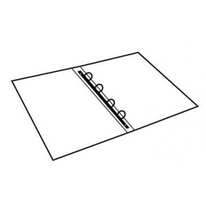 Carpeta anillas redondas carton gofrado folio natural 4-a-25 mm. nº 12 cuero redonda  mariola 5184n