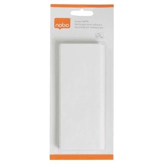 Nobo Pack de 10 Recambios para Borrador Magnetico Nobo 1901433 de Pizarra Blanca