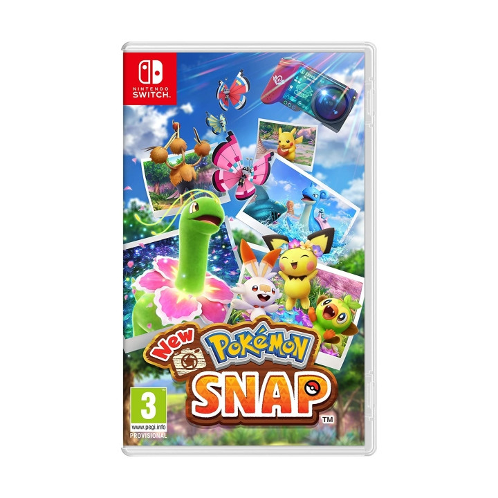 Nintendo Videojuego New Pokemon Snap para Consola Nintendo Switch - Genero Aventura/Fotografia/Exploracion - PEGI 3
