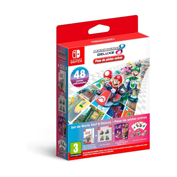 Nintendo Mario Kart 8 Booster Pack Contenido Adicional para Videojuego Mario Kart 8 Deluxe - Genero Carreras/Party - PEGI 3