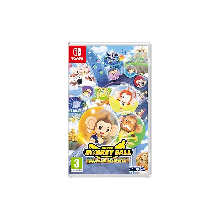 Nintendo Videojuego Super Monkey Ball: Banana Rumble para Consola Nintendo Switch - Genero Plataformas/Fiesta/Arcade - PEGI 3