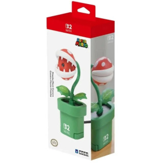 Nintendo Piranha Plant Camara Web para Consola Nintendo Switch 2 - Conexion USB-C - Gran Angular - Lente Ajustable - Obturador d