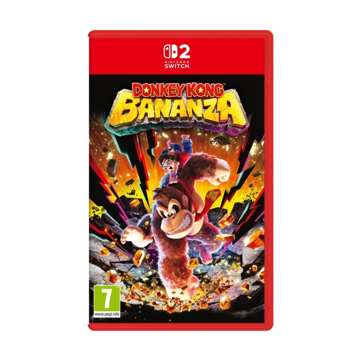 Nintendo Videojuego Donkey Kong Bananza para Consola Nintendo Switch 2 - Genero Plataformas 3D/Accion/Aventura - PEGI 7
