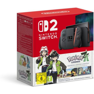 Nintendo Pack Consola Nintendo Switch 2 con Videojuego Pokemon Legends Z-A - Pantalla LCD HDR10 de 7.9" - Resolucion 4K en TV -