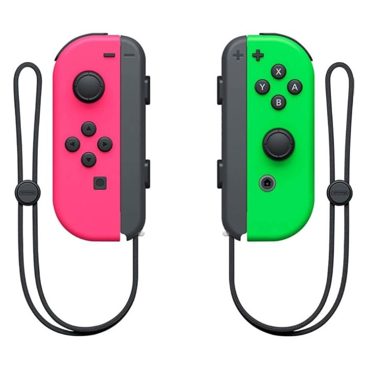 Nintendo Set de 2 Mandos Joy-Con Izquierdo/Derecho para Nintendo Switch - Autonomia hasta 20h - Vibracion HD - Sensor de Movimie
