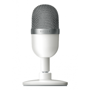 Razer seiren mini blanco micrófono de superficie para mesa