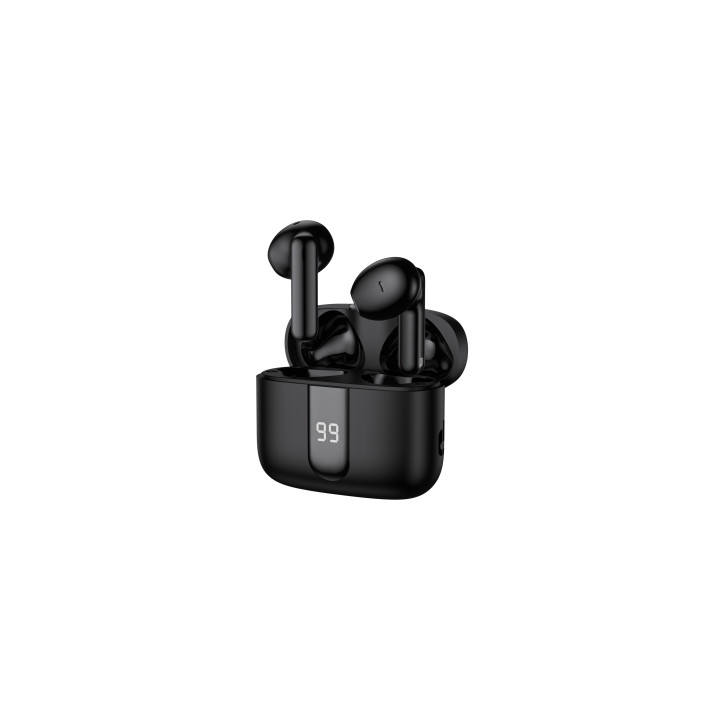 Blackbyte Zenith Pro Auriculares Bluetooth - Cancelacion de Ruido ENC/ANC - Alcance 15m - Control Tactil - Color Negro