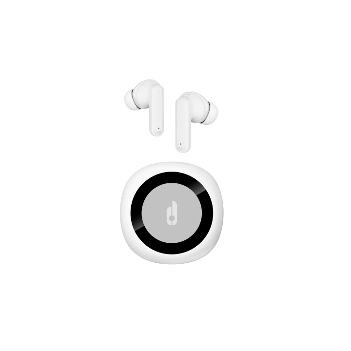 Blackbyte Infinity Auriculares Bluetooth - Cancelacion de Ruido ENC/ANC - Alcance 10m - Control Tactil - Color Blanco