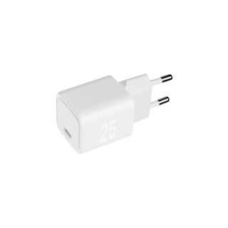 Blackbyte Cargador GaN de 25W - 1xUSB-C - Carga Rapida PPS - Color Blanco