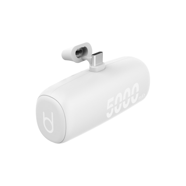 Blackbyte Bateria Lipo Externa/Powerbank de 5000mAh - 10W - Entrada y Salida USB-C - Soporte Integrado - Tacto Engomado - Color