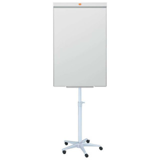 Nobo Pizarra Conferencia Movil - Acero Lacado Impression PRO - Base Movil con Altura Regulable - Limpieza Facil - Borrado en Se