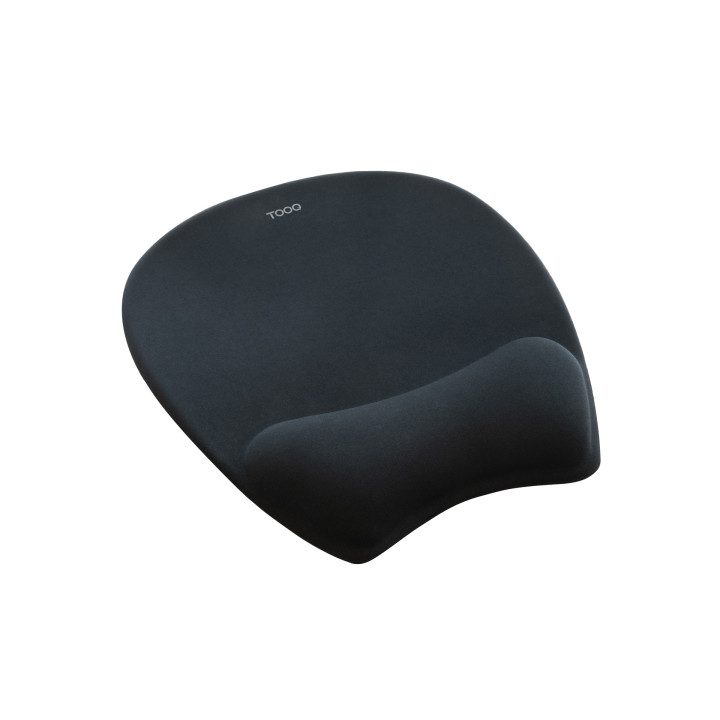 Tooq TQMP1002-B Alfombrilla Raton Ergonomica - Reposamuñecas Espuma Viscoelastica - Superficie Suave