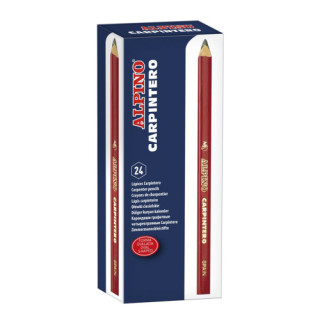 CAJA 24 LÁPICES CARPINTERO ALPINO LE000013