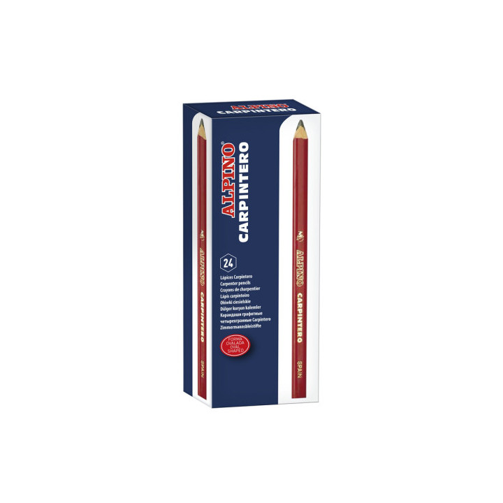 CAJA 24 LÁPICES CARPINTERO ALPINO LE000013