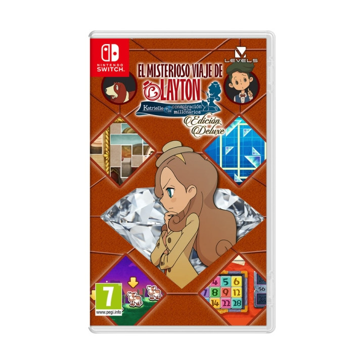 Nintendo Videojuego el Misterioso Viaje de Layton para Consola Nintendo Switch - Genero Puzles/Misterio/Aventura Narrativa - PEG