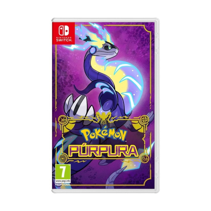 Nintendo Videojuego Pokemon Purpura para Consola Nintendo Switch - Genero RPG/Mundo Abierto - PEGI 7