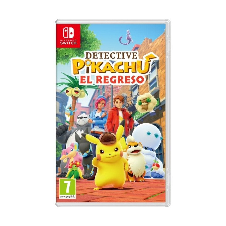 Nintendo Videojuego Detective Pikachu: el Regreso para Consola Nintendo Switch - Genero Aventura Narrativa/Misterio - PEGI 7