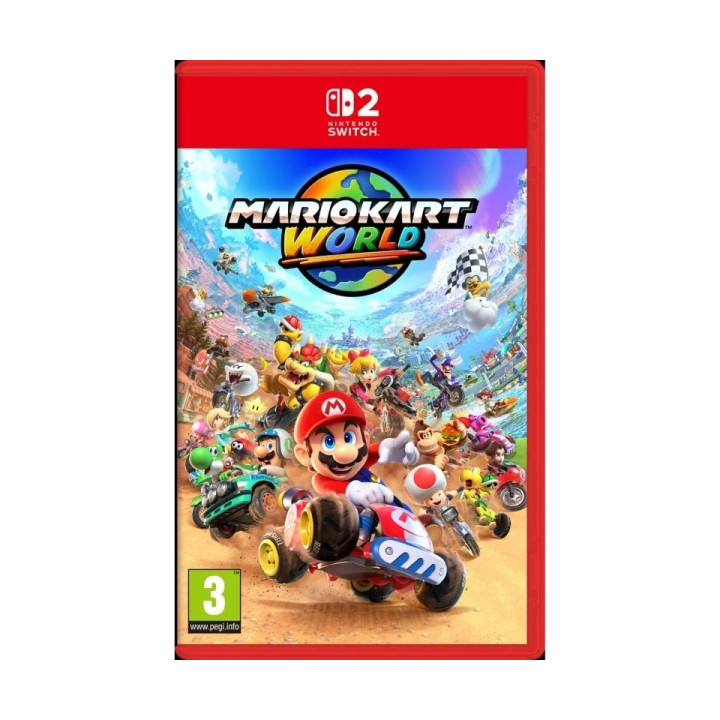 Nintendo Videojuego Mario Kart World para Consola Nintendo Switch 2 - Genero Carreras/Multijugador - PEGI 3