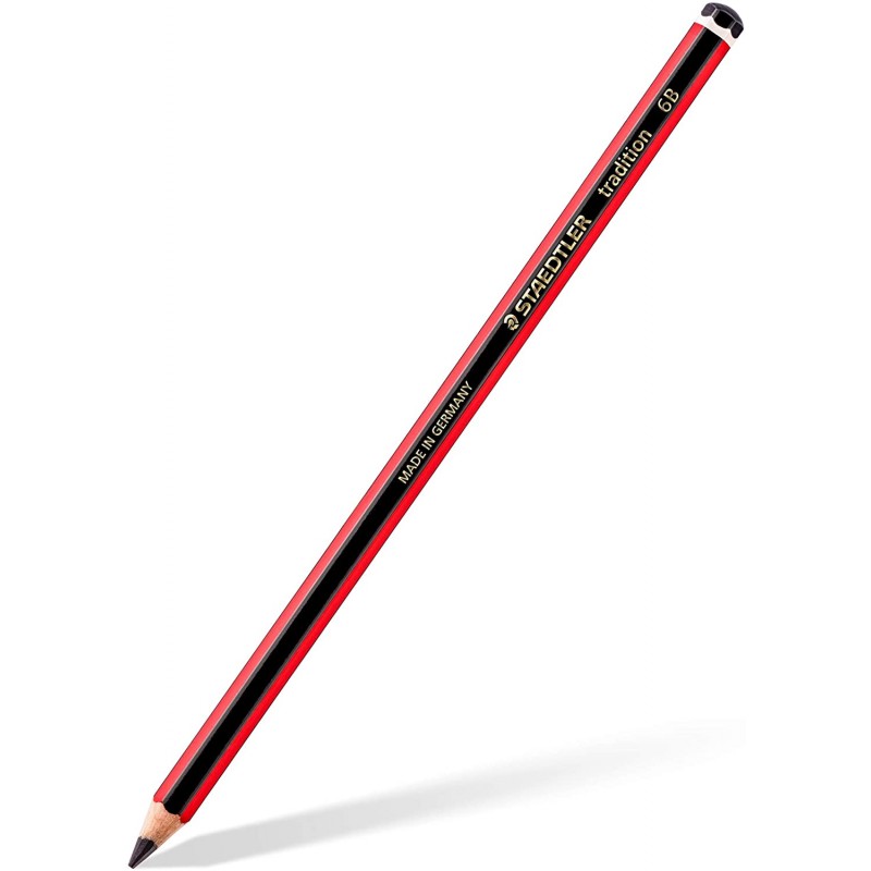 Staedtler Tradition 110 Lapiz de Grafito Hexagonal - Mina 6B - Resistencia a la Rotura - Madera Bosques Sostenible Staedtler Tradition 110 Lapiz de Grafito Hexagonal - Mina 6B - Resistencia a la Rotura - Madera Bosques Sostenible