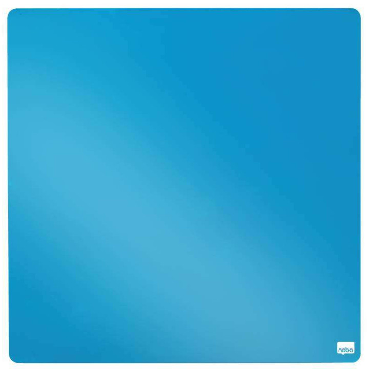 Nobo Tile Mini Pizarra Magnetica 360x360mm - Sin Marco - Borrado en Seco - Azul