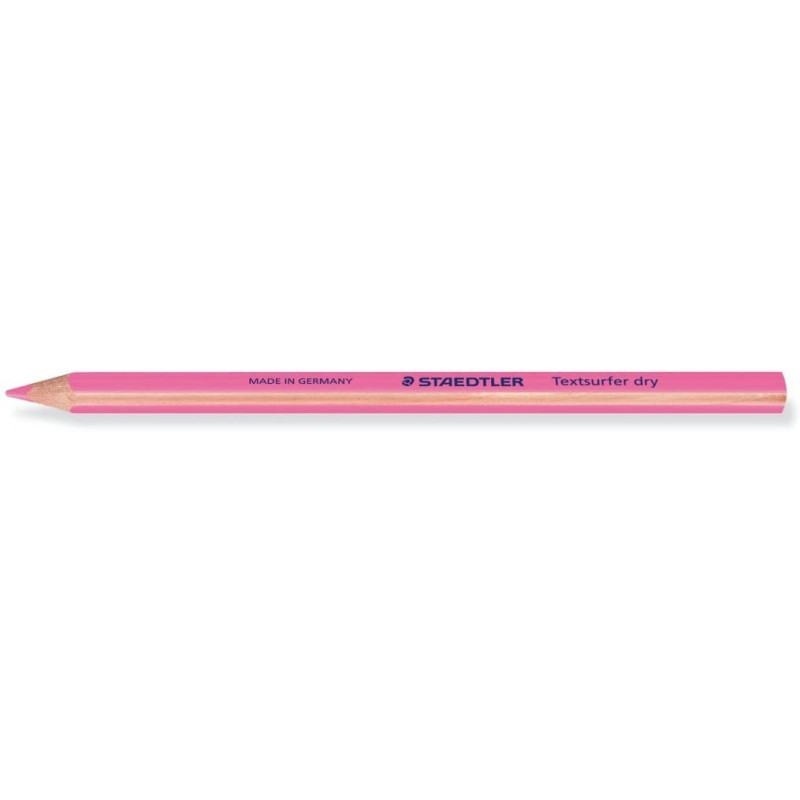 Staedtler Textsurfer Dry 128 64 Lapiz Fluorescente de Color Triangular - Mina de 4mm - Madera de Bosques Sostenibles - Color Ro Staedtler Textsurfer Dry 128 64 Lapiz Fluorescente de Color Triangular - Mina de 4mm - Madera de Bosques Sostenibles - Color Ro