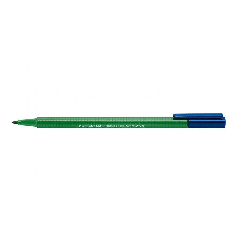 Staedtler Triplus Color 323 Rotulador de Punta Fina - Trazo 1mm Aprox - Tinta Base de Agua - Color Verde Intenso Staedtler Triplus Color 323 Rotulador de Punta Fina - Trazo 1mm Aprox - Tinta Base de Agua - Color Verde Intenso