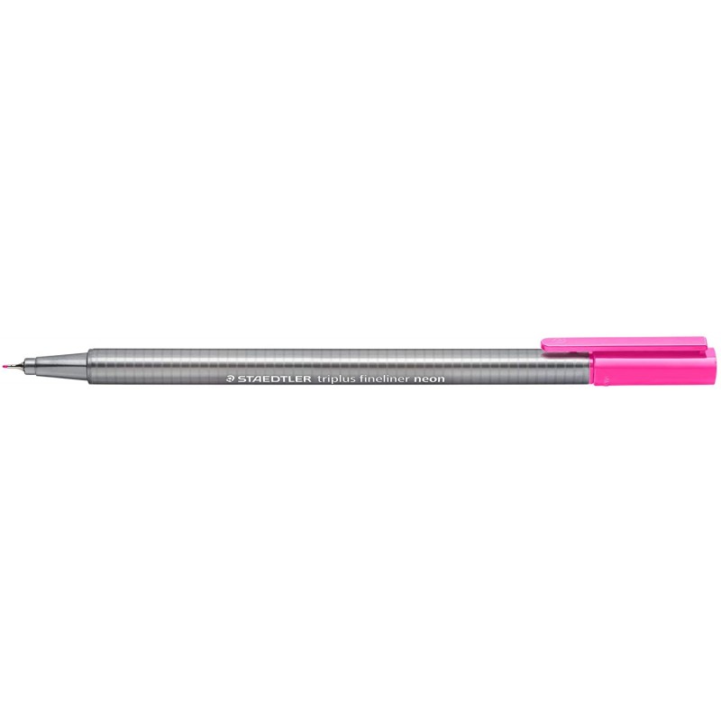 Staedtler Triplus Fineliner 334 Rotulador de Punta Fina - Trazo de 0.3mm - Tinta Base de Agua - Color Rosa Neon Staedtler Triplus Fineliner 334 Rotulador de Punta Fina - Trazo de 0.3mm - Tinta Base de Agua - Color Rosa Neon
