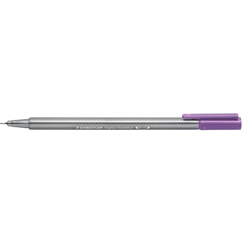 Staedtler Triplus Fineliner 334 Rotulador de Punta Fina - Trazo de 0.3mm - Tinta Base de Agua - Color Lila Staedtler Triplus Fineliner 334 Rotulador de Punta Fina - Trazo de 0.3mm - Tinta Base de Agua - Color Lila