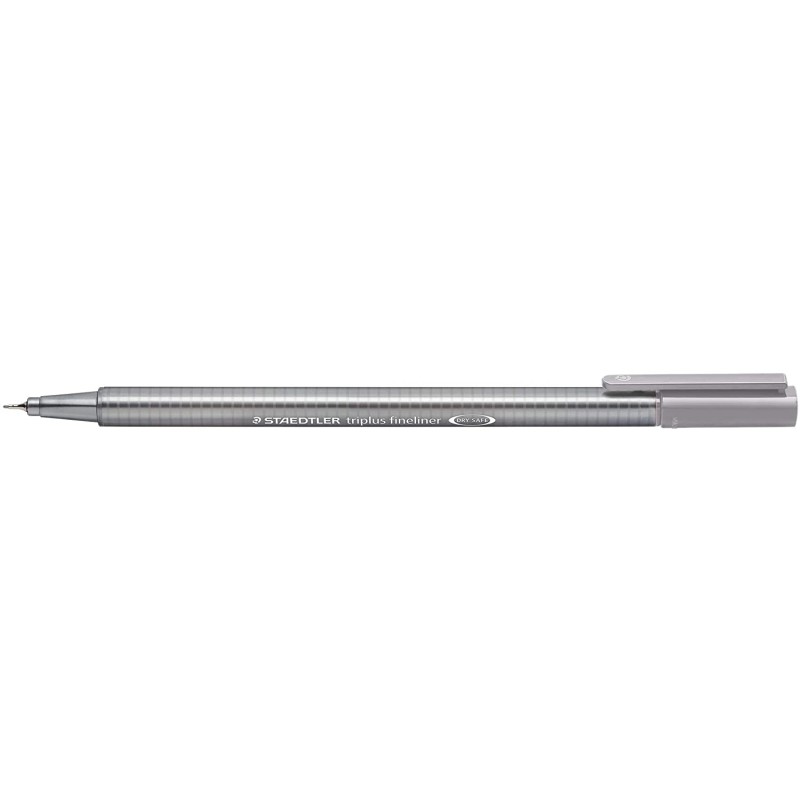 Staedtler Triplus Fineliner 334 Rotulador de Punta Fina - Trazo de 0.3mm - Tinta Base de Agua - Color Gris Piedra Staedtler Triplus Fineliner 334 Rotulador de Punta Fina - Trazo de 0.3mm - Tinta Base de Agua - Color Gris Piedra