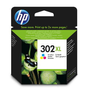 HP OfficeJet 3636/3830/3832/DeskJet 1110 All-in-One Nº302XL Cartucho Tricolor