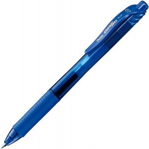 Pentel Energel X Boligrafo de Bola Retractil - Punta 0.7mm - Trazo 0.35mm - Tinta Gel - Recargable - Grip de Agarre - 50% de Ma