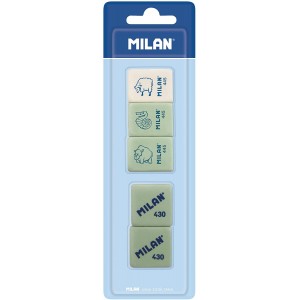 Milan Pack de 5 Gomas de Borrar