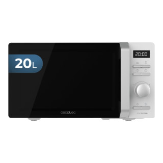 Cecotec ProClean 5010 Inverter Microondas - Potencia de 700W - Capacidad 20L - Plato de 245mm - Temporizador 30min - Programas P