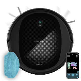 Cecotec Conga M20 Robot Aspirador 4 en 1 - 7000Pa - Navegacion Giroscopica Eficaz - Autonomia hasta 160min - Cepillo Multifuncio