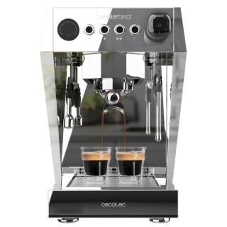 Cecotec Baristeo Brava Cafetera Expresso - 3150W - Sistema de Pre-Infusion - 15Bar - Caldera Doble de Acero y Aluminio - Manomet