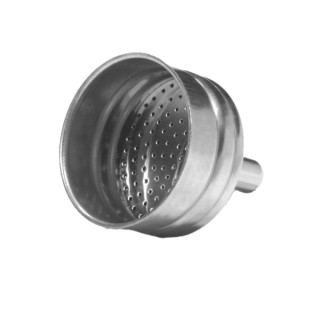 Cecotec Piccolina Embudo para Cafetera Italiana de 2 Tazas - Aluminio Resistente de Alta Calidad - Garantiza Extraccion Uniforme