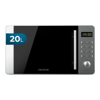 Cecotec Proclean 5010 Flatbed Inox Microondas sin Plato - Potencia de 700W - Capacidad de 20L - 8 Programas Preconfigurados - Re