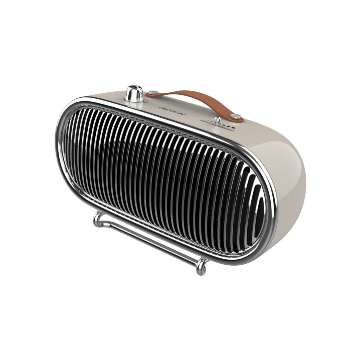 Cecotec ReadyWarm 1500 Ceramic Retro Calefactor Ceramico de Sobremesa - 1500W - Control Remoto Incluido - Pantalla LED - Tempori