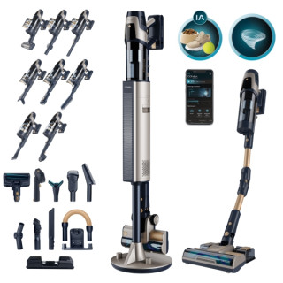 Cecotec Conga Rockstar 11500 Odyssey Station Connected IA Aspirador Escoba Vertical sin Cable - 850W - 30kPa - Autovaciado - Chi